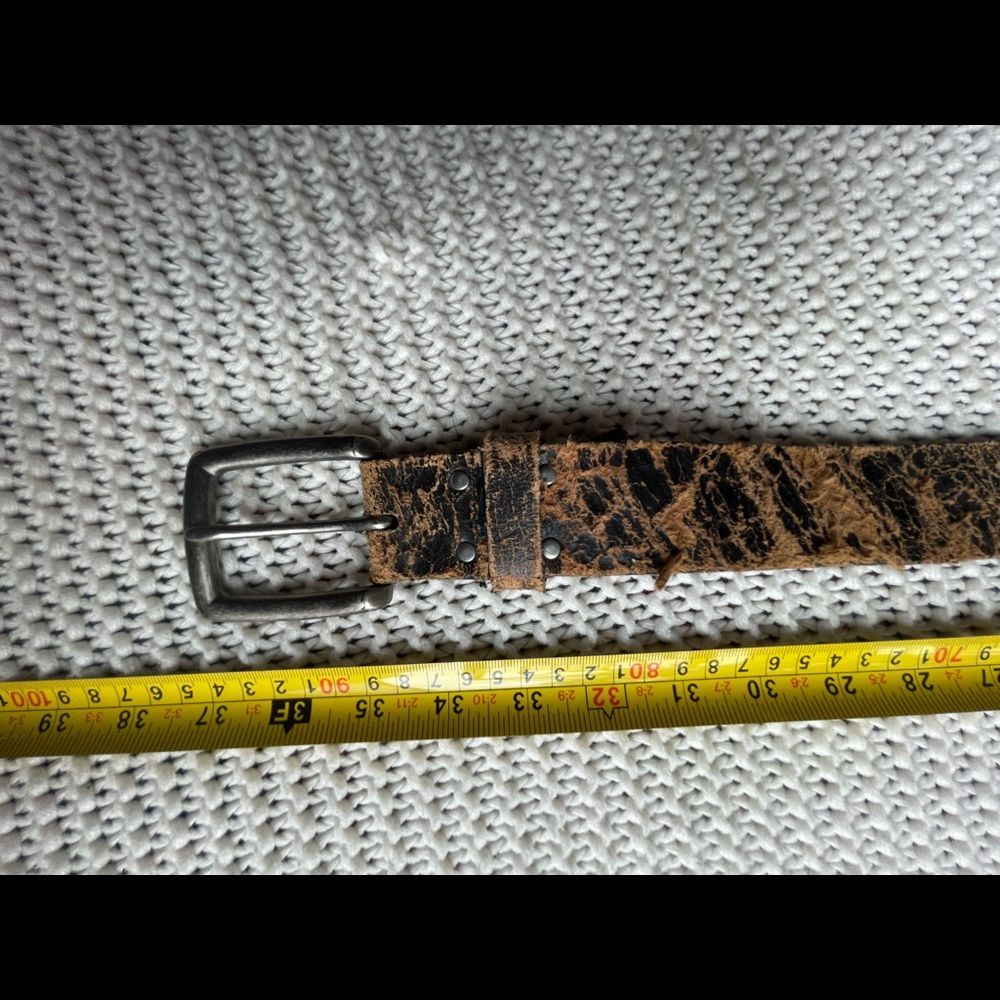 Buffalo  brown texturized belt